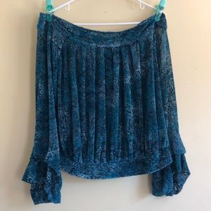 Free People blue top